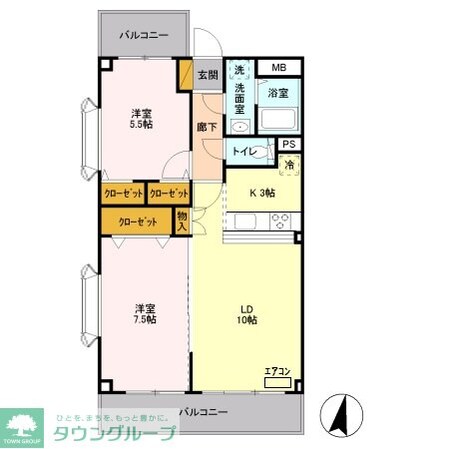 サンプレスの物件間取画像